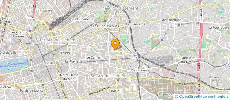 localisation de l'entreprise MONSIEUR ALPHA BALDE  MARSEILLE