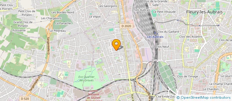 localisation de l'entreprise MONSIEUR ALPHA BANGOURA à ORLEANS