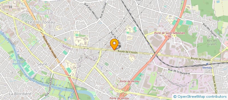 localisation de l'entreprise MONSIEUR ALPHA BARRY  SAINT-SEBASTIEN-SUR-LOIRE