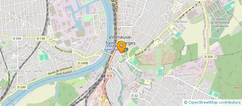 localisation de l'entreprise MONSIEUR ALPHA BARRY  VILLENEUVE-SAINT-GEORGES