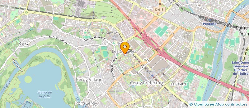 localisation de l'entreprise MONSIEUR ALPHA BOUBACAR DIALLO  CERGY