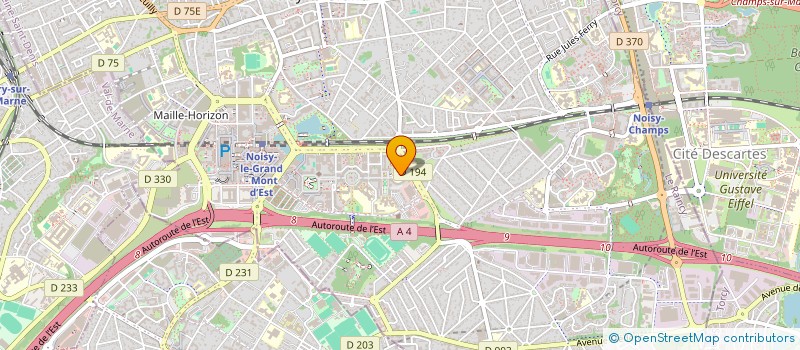 localisation de l'entreprise MONSIEUR ALPHA CAMARA  NOISY-LE-GRAND