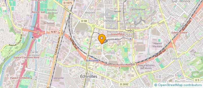 localisation de l'entreprise MONSIEUR ALPHA CAMARA  ECHIROLLES