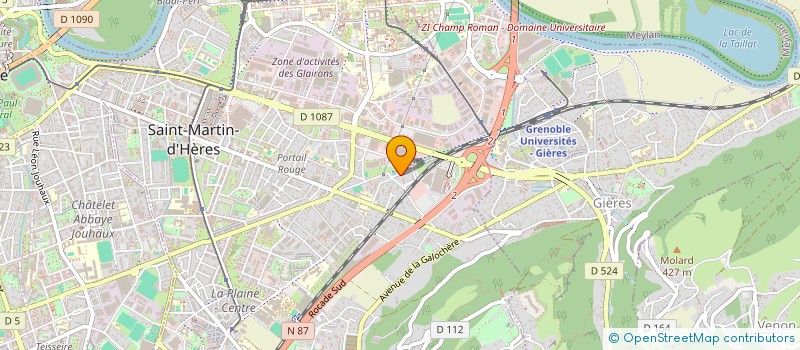 localisation de l'entreprise MONSIEUR ALPHA CAMARA  SAINT-MARTIN-D'HERES