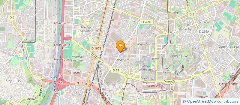 localisation de l'entreprise MONSIEUR ALPHA DIA  GRENOBLE