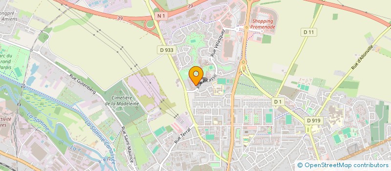 localisation de l'entreprise MONSIEUR ALPHA DIALLO  AMIENS