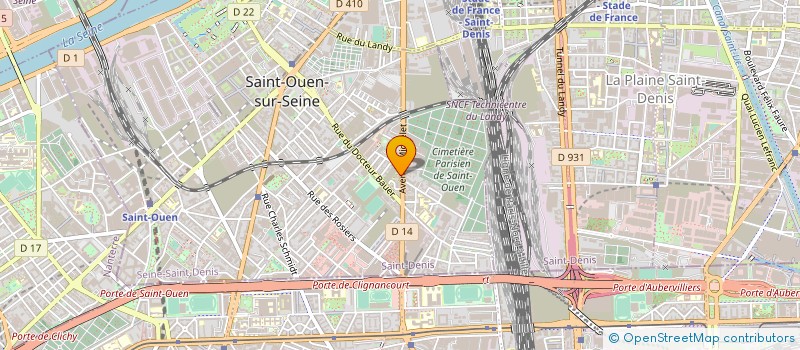 localisation de l'entreprise MONSIEUR ALPHA DIALLO à SAINT-OUEN-SUR-SEINE