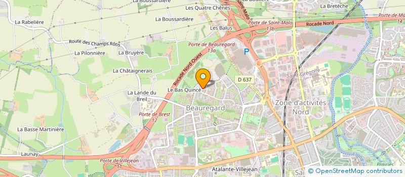 localisation de l'entreprise MONSIEUR ALPHA DIALLO  RENNES