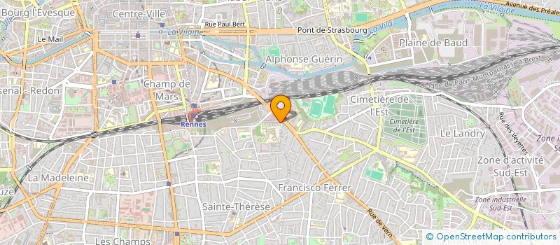 localisation de l'entreprise MONSIEUR ALPHA DIALLO  RENNES