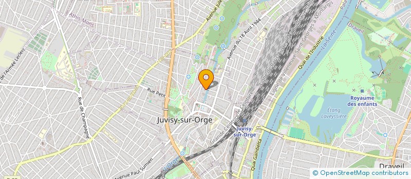 localisation de l'entreprise MONSIEUR ALPHA DIALLO à JUVISY-SUR-ORGE