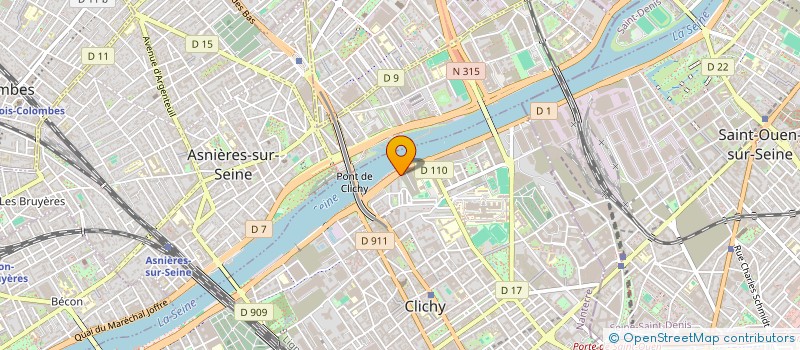 localisation de l'entreprise MONSIEUR ALPHA DIALLO  CLICHY
