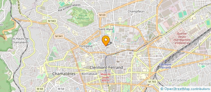 localisation de l'entreprise MONSIEUR ALPHA DIALLO  CLERMONT-FERRAND