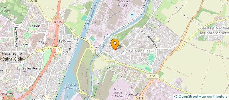 localisation de l'entreprise MONSIEUR ALPHA DIALLO  COLOMBELLES