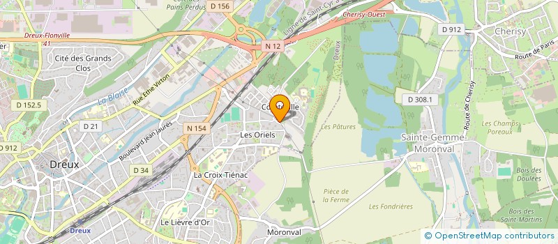localisation de l'entreprise MONSIEUR ALPHA DIALLO à DREUX