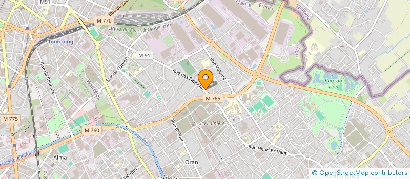 localisation de l'entreprise MONSIEUR ALPHA DIALLO  WATTRELOS