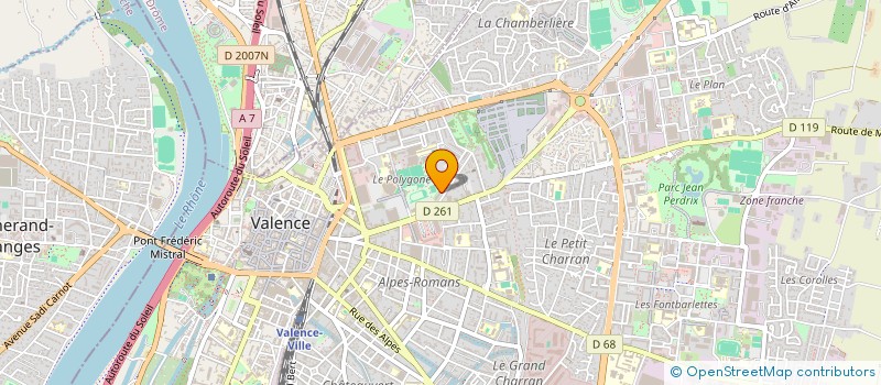 localisation de l'entreprise MONSIEUR ALPHA DIALLO à VALENCE