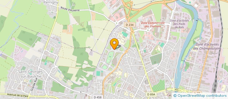 localisation de l'entreprise MONSIEUR ALPHA DIALLO à AUXERRE