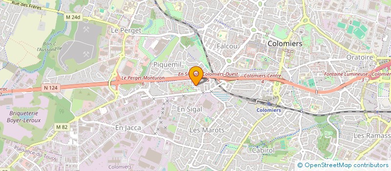 localisation de l'entreprise MONSIEUR ALPHA DIALLO  COLOMIERS