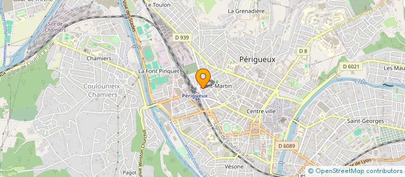 localisation de l'entreprise MONSIEUR ALPHA GADJIGO  PERIGUEUX