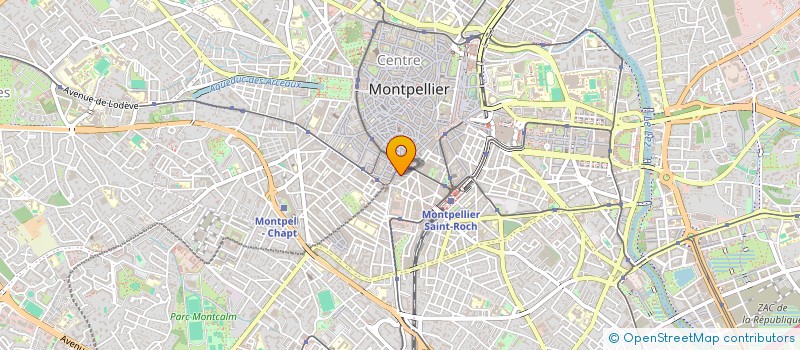 localisation de l'entreprise MONSIEUR ALPHA GRACE BANGOURAH à MONTPELLIER