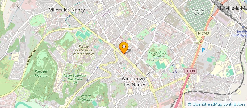 localisation de l'entreprise MONSIEUR ALPHA KOUROUMA  VANDUVRE-LES-NANCY