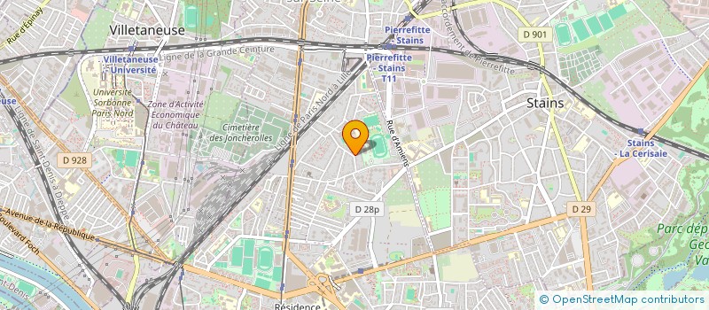 localisation de l'entreprise MONSIEUR ALPHA-MACKI KONE  PIERREFITTE-SUR-SEINE