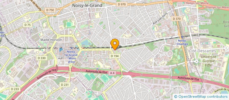 localisation de l'entreprise MONSIEUR ALPHA MAHOUNGOU  NOISY-LE-GRAND