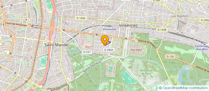 localisation de l'entreprise MONSIEUR ALPHA-MEDY KABA à VINCENNES