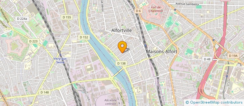 localisation de l'entreprise MONSIEUR ALPHA OUMAR BAH  ALFORTVILLE