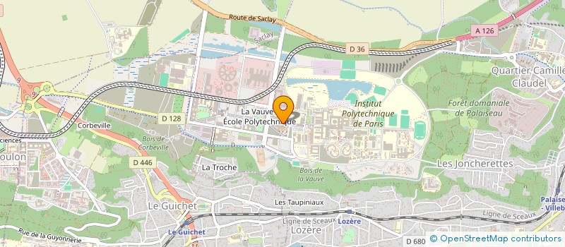 localisation de l'entreprise MONSIEUR ALPHA OUMAR BAH à PALAISEAU