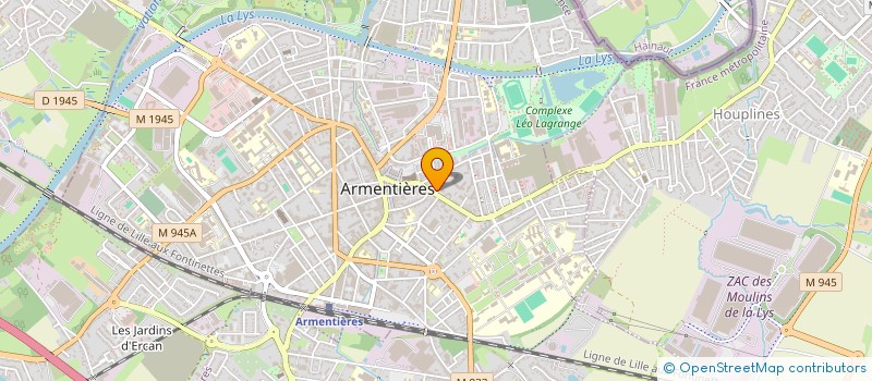 localisation de l'entreprise MONSIEUR ALPHA OUMAR DIALLO  ARMENTIERES