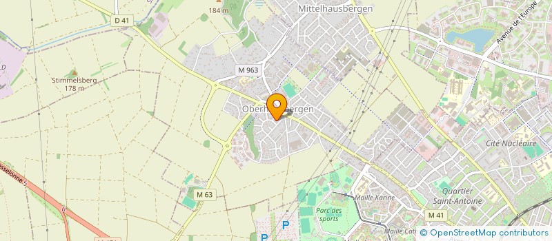 localisation de l'entreprise MONSIEUR ALPHA OUMAR DIALLO  OBERHAUSBERGEN