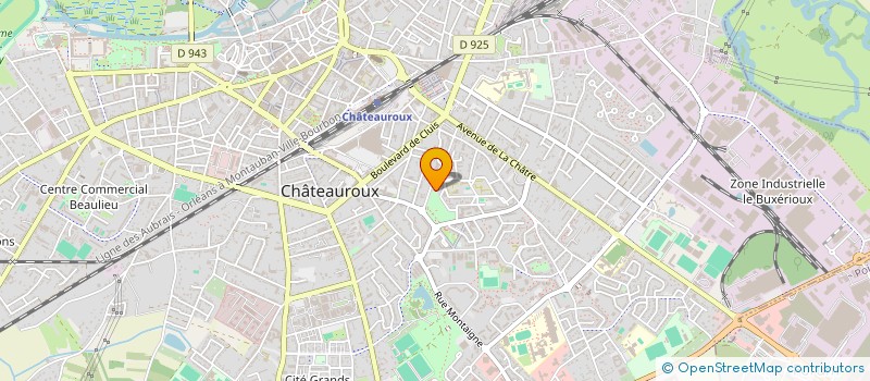 localisation de l'entreprise MONSIEUR ALPHA OUMAR DIALLO  CHATEAUROUX