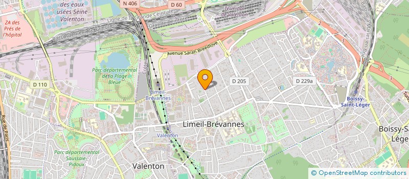 localisation de l'entreprise MONSIEUR ALPHA-OUMAR KANTE  LIMEIL-BREVANNES