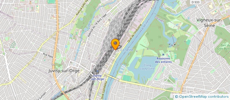 localisation de l'entreprise MONSIEUR ALPHA OUSMANE DIALLO  ATHIS-MONS