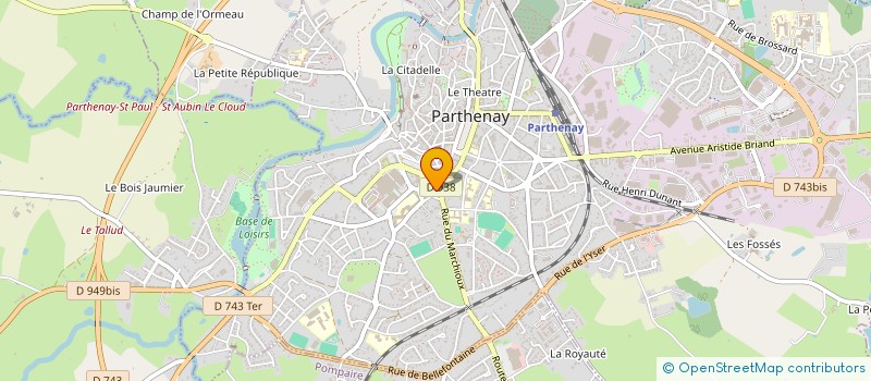 localisation de l'entreprise MONSIEUR ALPHA SECK  PARTHENAY