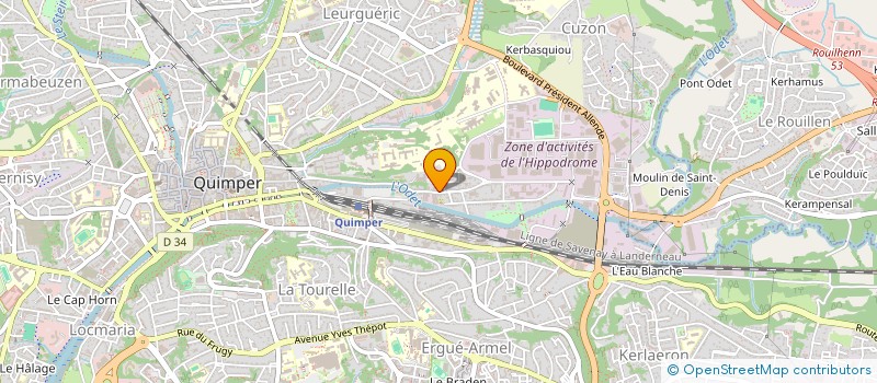 localisation de l'entreprise MONSIEUR ALPHA SIRE TALL à QUIMPER