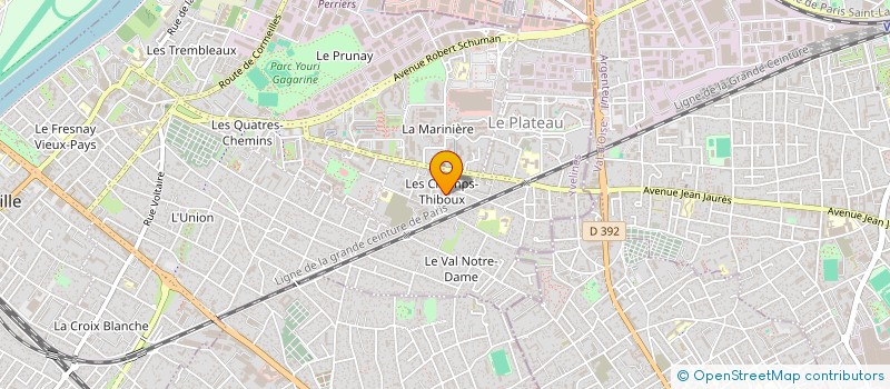 localisation de l'entreprise MONSIEUR ALPHA SIRIKIBA KEBE  SARTROUVILLE