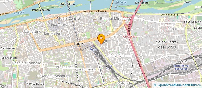 localisation de l'entreprise MONSIEUR ALPHA SOW  TOURS