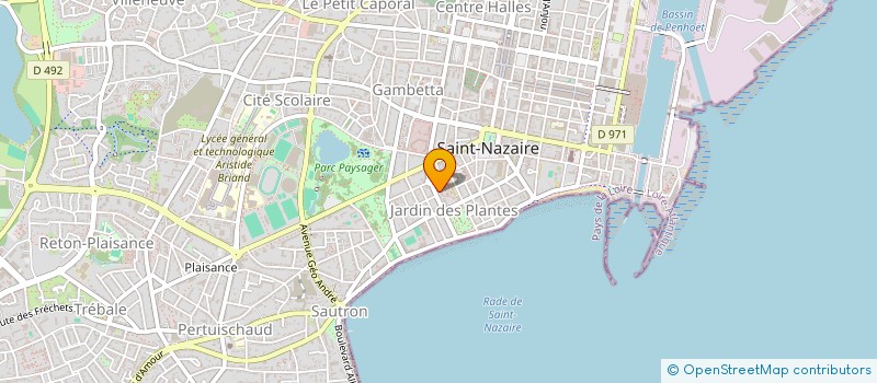 localisation de l'entreprise MONSIEUR ALPHA SOW  SAINT-NAZAIRE