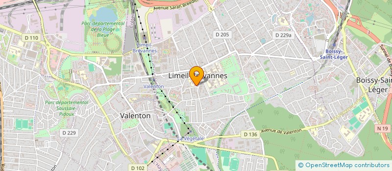 localisation de l'entreprise MONSIEUR ALPHA SOW  LIMEIL-BREVANNES