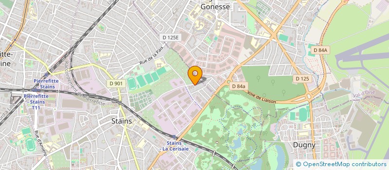 localisation de l'entreprise MONSIEUR ALPHA THIONGANE à STAINS