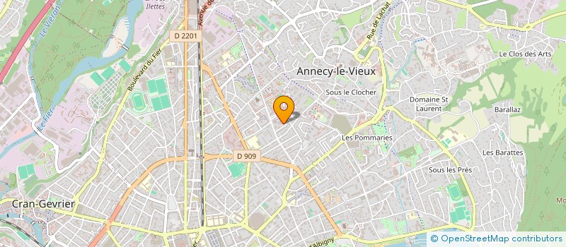 localisation de l'entreprise MONSIEUR ALPHADIO BAH  ANNECY