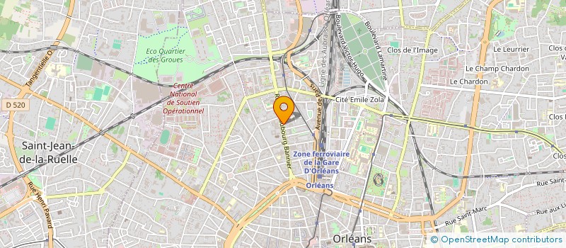 localisation de l'entreprise MONSIEUR ALPHEE LEMAIRE à ORLEANS