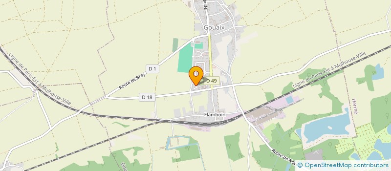 localisation de l'entreprise MONSIEUR ALPHONSE AKONDIA  GOUAIX