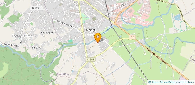 localisation de l'entreprise MONSIEUR ALPHONSE AVRIL  MONTBRISON