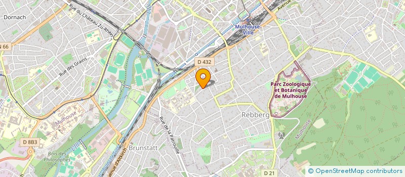 localisation de l'entreprise MONSIEUR ALPHONSE BILGER  MULHOUSE