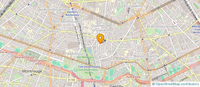 localisation de l'entreprise MONSIEUR ALPHONSE BINAM  PARIS