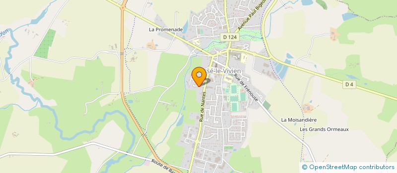 localisation de l'entreprise MONSIEUR ALPHONSE BOIVIN  COSSE-LE-VIVIEN