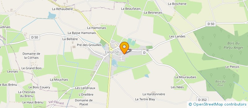 localisation de l'entreprise MONSIEUR ALPHONSE BOURREE  PIPRIAC